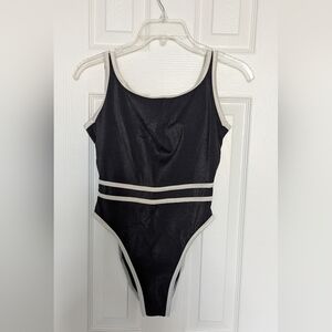 Jantzen Womens Swim/Bathing Suit With High-Cut Legs & Low Open Back